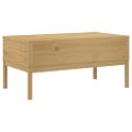 vidaXL Konferenčný stolík FLORO voskovohnedý 99x55,5x45 cm borovica