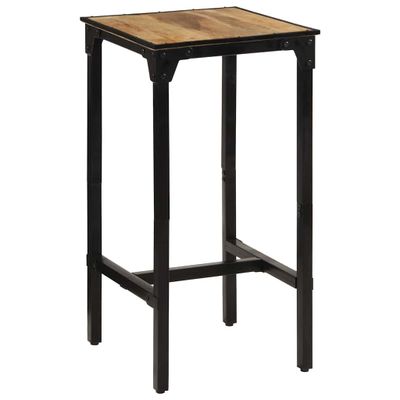 vidaXL Barový stôl 60x55x107 cm masívne surové mangovníkové drevo