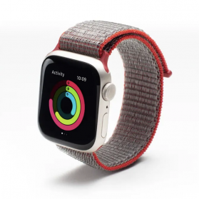 ZAGG GEAR4 spor. remienok Apple Watch 45/44/42mm červená