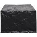 vidaXL Ochranné obaly na záhradný nábytok 2 ks 113x113cm polyratanová súprava pre 4 osoby 8 očiek