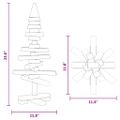 vidaXL Drevený vianočný stromček na dekoráciu 60 cm masívna borovica