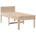 vidaXL Posteľ bez matraca 90x190 cm masívna borovica