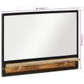 vidaXL Zrkadlo s policou 80x8x55 cm sklo a masívny mangovník