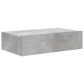 vidaXL TV skrinka s LED svetlami betónovo sivá 60 x 35 x 15,5 cm