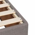 vidaXL Boxspring posteľ s matracom sivohnedá 120x190 cm látka