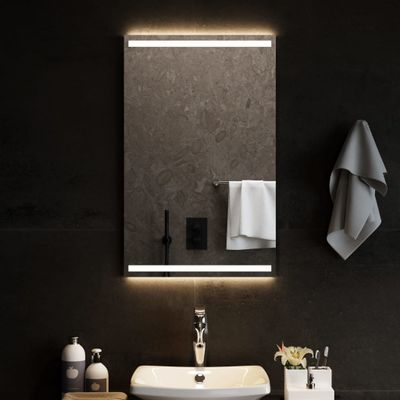 vidaXL LED kúpeľňové zrkadlo 50x80 cm