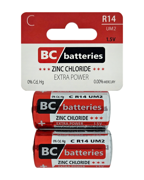 BC C-R14 UM2 Extra power Zinkochloridová 1,5V / 2ks BLISTR