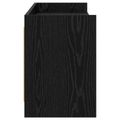 vidaXL TV skrinka 168 x 33 x 47 cm Čierny dub Kompozitné drevo