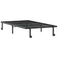 VidaXL Rám postele bez matraca Skladací Čierna 107x203 cm Oceľ