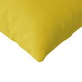 vidaXL Vankúše na pohovku 2 pcs Žltá 120 x 40 cm Kordúrová tkanina