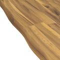 vidaXL Obdĺžnikový stôl 60 x 60 x 3,5 cm Štvorcový Biela