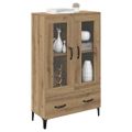 vidaXL Highboard Remeselný dub 70 x 31 x 115 cm
