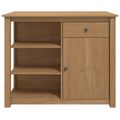 vidaXL Kuchynský ostrovný set 2 ks PANAMA Medový vosk 112 x 77 x 90 cm