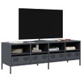 vidaXL TV skrinka antracit 135x39x43,5 cm oceľ valcovaná za studena