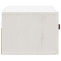 vidaXL Nástenné nočné stolíky 2 ks biele 40x29,5x22 cm