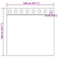 vidaXL Zatemňovacie závesy 2 ks Víno červené 140 x 140 cm Zamat