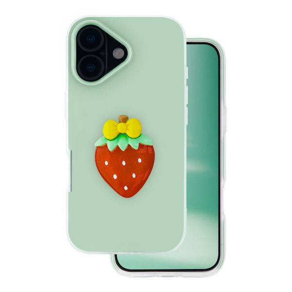 Puzdro Fruit 2v1 pre iPhone 16 6,1" zelená
