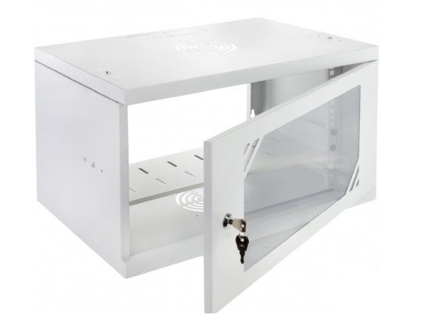 RACK skriňa závesná NEKU EKO 19" 6U 350mm, šedá RACK skříň závěsná NEKU EKO 19" 6U 350mm, šedá