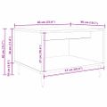 vidaXL Konferenčný stolík Staré drevo 60 x 50 x 40 cm Kompozitné drevo