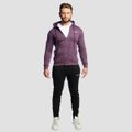 Mikina Zipper Hoodie Obsidian - GymBeam, veľkosť M