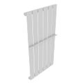 Biely vykurovací panelový regál na uteráky 465mm + vykurovací panel 465 mm x 900 mm