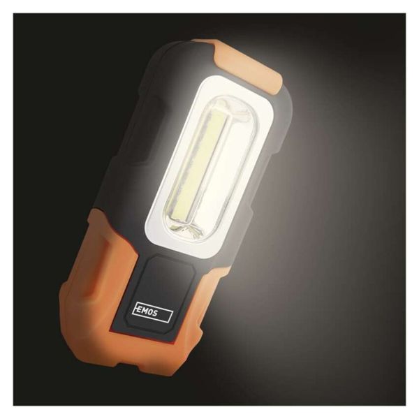 COB LED pracovné svietidlo P3888, 180 lm, 3× AAA