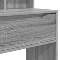 vidaXL Toaletné stolíky do spálne Sivý Sonoma 80 x 39,6 x 135 cm