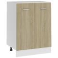 vidaXL Spodná skrinka “Lyon”, dub sonoma 60x46x81,5 cm