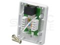 Zásuvka NEKU CAT6 UTP 1 x RJ45 na omietku biela Zásuvka NEKU CAT6 UTP 1 x RJ45 na omítku bílá