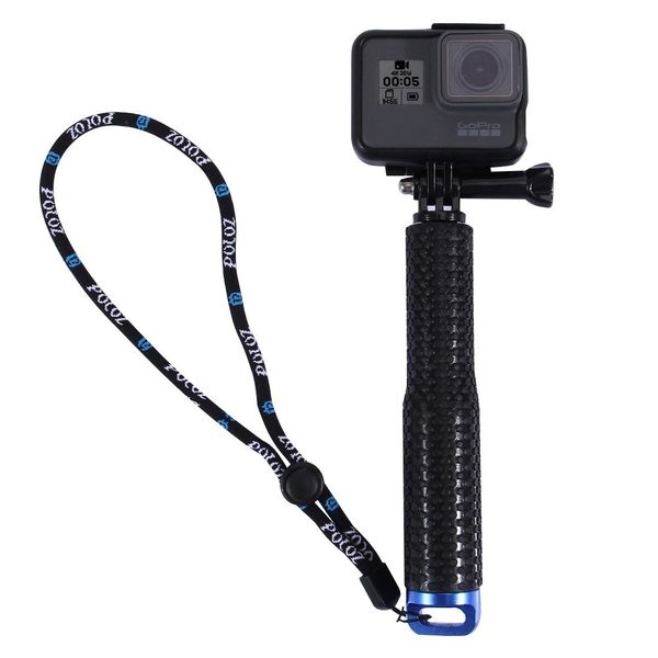 Selfie tyč Puluz pre športové fotoaparáty (DJI, GoPro, Insta360)(čierna)