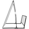 vidaXL 2-v-1 futbalová odrazová sieť 202x104x120 cm oceľ