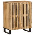 vidaXL Komoda 60x34x75 cm, surový mangový masív
