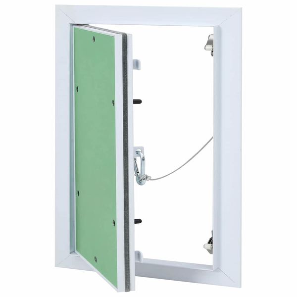 vidaXL Access Panel Zelená a strieborná 25 x 35 cm