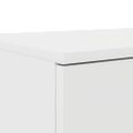 vidaXL Zásuvky pod posteľ Biela 120 x 36,5 x 16,5 cm Kompozitné drevo