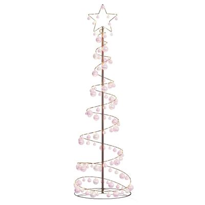 vidaXL LED vianočný stromček s ozdobami 120 LED teplá biela 180 cm
