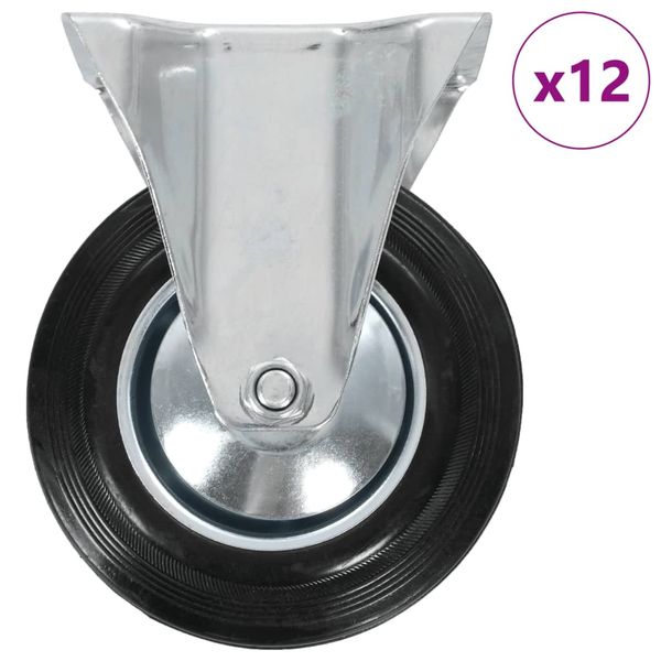 vidaXL Otočné kolieska 12 ks 160 mm