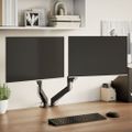 vidaXL Rameno na dva monitory pre max 27 palcov pružinu obrazovky 20kg