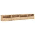 vidaXL TV nástenné skrinky 2ks dub sonoma 100x30x30cm kompozitné drevo