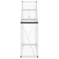 vidaXL Skleník so základovým rámom strieborný 169x58x195 cm hliník