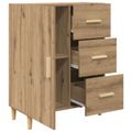 vidaXL Servírovacia skriňa Remeselný dub 34 x 69.5 x 90 cm