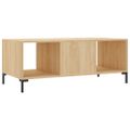 vidaXL Konferenčný stolík dub sonoma 102x50x40 cm kompozitné drevo