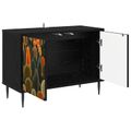 vidaXL TV skrinka ZAANDAM 69 x 33 x 50,5 cm Čierny dub