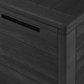 vidaXL Záhradný úložný box antracitový 116x44x55 cm