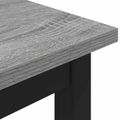 vidaXL lavička Sivý Sonoma 200 x 35 x 45 cm Kompozitné drevo
