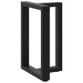 vidaXL Nohy k jedálenskému stolu v tvare T, 2 ks, čierne, 50x35x(72-73) cm, oceľ