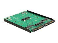 Radič úložiska – mSATA, M.2 – M.2 Card / mSATA – SATA 6Gb/s