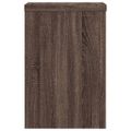 vidaXL Stojany na rastliny 2 ks hnedý dub 25x25x35 cm kompozitné drevo