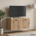 vidaXL Nástenná TV skrinka 59,5 x 31 x 30 cm Dub artisan