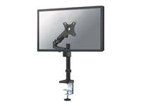 Montážna sada (úchyt na stôl) - nastaviteľné rameno s plným rozsahom pohybu - pre Displej LCD - čierna - veľkosť obrazovky: 17"-27" - upevnenie svorkou, priechodka