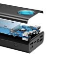 Powerbanka Baseus Amblight 30000mAh, 4xUSB, USB-C, 65W (čierna)